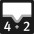 WV4+2 4+2-stranná WOODVISION® - drážka => obvodová (dodatočné 2 drážky zabezpečujú realistický vzhľad kamennej dlažby)